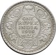 Delcampe - Indien: Britisch-Indien, Edward VII. 1901-1910: Lot 3 Münzen: 1 Rupie 1906 (Calcuta), KM# 508, Stemp - India