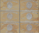 Korea: Nord Korea: Set 6 X 250 Won 1998, Komplettes Mosaik Aus 6 X ½ Unze Silber In Barrenform, Mosa - Autres & Non Classés