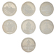 Kuba: Set 7 X 10 Pesos 1997 Die 7 Weltwunder Der Antike. KM# 593 - KM# 599. Jede Münze Wiegt 15 G Un - Cuba