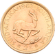 Südafrika - Anlagegold: 2 Rand 1963, KM# 64, Friedberg 11. 7,99 G, 917/1000 Gold. Kl. Kratzer, Fast - South Africa