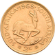 Delcampe - Südafrika - Anlagegold: Südafrika: Lot 3 Stück; 2 Rand 1968, KM #64, Friedberg 11. Je 7,99 G, 917/10 - Sud Africa