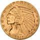 Vereinigte Staaten Von Amerika - Anlagegold: 5 Dollars 1911 (Half Eagle - Indian Head), KM# 129, Fri - Otros & Sin Clasificación