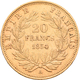 Frankreich - Anlagegold: Napoleon III. 1852-1870: 20 Francs 1854 A, KM# 781.1, Friedberg 573. 6,43 G - Altri & Non Classificati