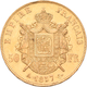 Frankreich - Anlagegold: Napoleon III. 1852-1870: 50 Francs 1857 A. Friedberg 571, Gadoury 1111. 16, - Altri & Non Classificati