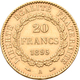 Frankreich - Anlagegold: 3. Republik 1871-1940: 20 Francs 1895 A. KM# 825, Friedberg 592. 6,42 G, 90 - Otros & Sin Clasificación