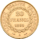 Frankreich - Anlagegold: 3. Republik 1871-1940: 20 Francs 1895 A. KM# 825, Friedberg 592. 6,42 G, 90 - Sonstige & Ohne Zuordnung