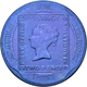 Gibraltar: SET Von 2 Münzen: 160 Jahre "Uniform Penny Post" - Blaue Mauritius, ½ Crown 2000 Mit Gold - Grecia