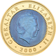 Gibraltar: SET Von 2 Münzen: 160 Jahre "Uniform Penny Post" - Blaue Mauritius, ½ Crown 2000 Mit Gold - Grecia