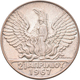 Griechenland: Constantin II., 1964-1973: 100 Drachmen 1967, 24,94 G, Stempelglanz. - Griechenland