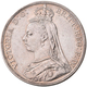 Großbritannien: Victoria 1837-1901: Lot 3 Stück; 2 Florin 1887, Crown 1889, Crown 1893, Sehr Schön, - Otros & Sin Clasificación