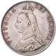 Delcampe - Großbritannien: Victoria 1837-1901: Lot 3 Stück; 2 Florin 1887, Crown 1889, Crown 1893, Sehr Schön, - Sonstige & Ohne Zuordnung