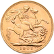 Großbritannien - Anlagegold: Edward VII. 1901-1910: Sovereign 1905, KM# 805, Friedberg 400. 7,99 G, - Altri & Non Classificati