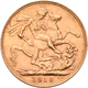 Großbritannien - Anlagegold: Edward VII. 1901-1910: Sovereign 1910, KM# 805, Friedberg 400. 7,99 G, - Altri & Non Classificati