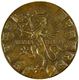 Italien: Umbrien, Perugia (Perusia): Bronzegussmedaille O.J., Graveur Unleserlich. AVGVSTA PERVSIA, - 1861-1878 : Vittoro Emanuele II