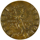 Italien: Umbrien, Perugia (Perusia): Bronzegussmedaille O.J., Graveur Unleserlich. AVGVSTA PERVSIA, - 1861-1878 : Víctor Emmanuel II