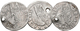 Kroatien: Republik Ragusa: Lot 3 Münzen: 3 Gröscher (Artiluk) 1628/1629/1632. Brustbild Des Hl. Blas - Croazia