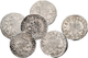 Kroatien: Republik Ragusa: Lot 6 Stück: Denar / Grossetto 1644; 1646; 1647; 1648; 1649; Ohne Jahresz - Croazia