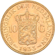 Niederlande - Anlagegold: Wilhelmina 1890-1948: 10 Gulden 1933, KM# 162, Friedberg 351. 6,72 G, 900/ - Monete D'Oro E D'Argento
