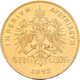 Österreich - Anlagegold: Franz Joseph I. 1848-1916: 4 Florin / 10 Francs 1892 (NP), KM# 2260, Friedb - Austria