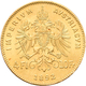 Österreich - Anlagegold: Franz Joseph I. 1848-1916: 4 Florin / 10 Francs 1892 (NP), KM# 2260, Friedb - Austria