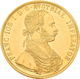 Österreich - Anlagegold: Franz Joseph I. 1848-1916: 4 Dukaten 1915 (NP), Friedberg 488. 13,96 G, 986 - Austria