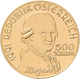 Österreich - Anlagegold: 2. Republik Ab 1945: Lot 2 Goldmünzen, Serie Wolfgang Amadeus Mozart 1991: - Austria