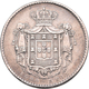 Portugal: Maria II. 1834-1853: 1000 Reis 1845, Davenport 265, 29,47 G, Kratzer, Sehr Schön-vorzüglic - Portogallo
