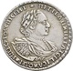 Russland: Peter I. Der Große 1682-1725: ½ Rubel (Poltina) 1722 (kyryllisch, Jahreszahl Im Stempel Au - Rusia