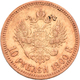 Russland - Anlagegold: Nikolaus II. 1894-1917: 10 Rubel 1900 (FZ - Felix Zaleman). KM Y# 64, Friedbe - Russland