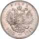 Russland: Nikolaus II. 1894-1917: Rubel 1913, 300 Jahre Haus Romanov, Davenport 298, 19,99 G, Winz. - Rusia