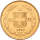 Schweiz - Anlagegold: 20 Franken 1896 B Helvetia. KM# 31.3, Friedberg 495. 6,45 G, 900/1000 Gold. Se - Otros & Sin Clasificación