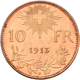 Schweiz - Anlagegold: Lot 3 Goldmünzen: 10 Franken (Vreneli) 1913 + 1915 + 1922, KM# 36, Friedberg 5 - Otros & Sin Clasificación