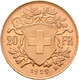 Schweiz - Anlagegold: Lot 2 Goldmünzen: 20 Franken 1922 B (Vreneli), KM# 35.1, Friedberg 499. Jede M - Autres & Non Classés