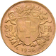 Delcampe - Schweiz - Anlagegold: Lot 4 Goldmünzen: 4 X 20 Franken 1935 LB (Vreneli). KM# 35.1, Friedberg 499. J - Sonstige & Ohne Zuordnung