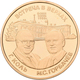 Sowjetunion: Set 2 Medaillen 1989 Auf Den Staatsbesuch Michael Gorbatschows In Deutschland / State V - Russia