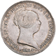 Spanien: Isabella II. 1833-1868: Lot 2 Stück; 20 Reales 1854, Davenport 333, 26,10 G, Sehr Schön Und - Altri & Non Classificati