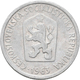 Tschechoslowakei: Lot 2 Münzen, Vatianten: 1) 10 Heller 1963 Mit Punkten, KM# 49.2, Novotny 62, Sehr - Cecoslovacchia