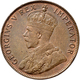 Zypern: George V. 1910-1936: 1 Piastre 1931, KM# 18, Kleine Auflage, Nur 45.000 Stück, Tolle Patina, - Chypre