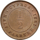 Zypern: George V. 1910-1936: 1 Piastre 1931, KM# 18, Kleine Auflage, Nur 45.000 Stück, Tolle Patina, - Chipre