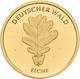 Deutschland - Anlagegold: 20 Euro 2010 Eiche (J - Hamburg). Serie Deutscher Wald. Jaeger 552. 3,89 G - Deutschland