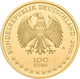 Deutschland - Anlagegold: 3 X 100 Euro 2010 Würzburger Residenz (A,D,J), In Originalkapsel Und Etui, - Alemania