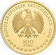 Delcampe - Deutschland - Anlagegold: 3 X 100 Euro 2010 Würzburger Residenz (A,D,J), In Originalkapsel Und Etui, - Deutschland