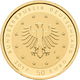 Deutschland - Anlagegold: 50 Euro 2017 Lutherrose (J - Hamburg), In Originalkapsel Und Etui, Mit Zer - Alemania