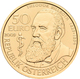 Österreich - Anlagegold: Lot 3 Goldmünzen: 50 Euro 2009 Grosse Mediziner: Theodor Billroth. KM# 3171 - Austria