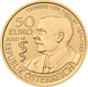 Österreich - Anlagegold: Lot 4 Goldmünzen: 50 Euro 2010 Grosse Mediziner: Baron Clement Von Pirquet. - Oesterreich