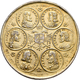 Haus Habsburg: Matthias 1612-1619: Vergoldete Silbermedaille (Elf-Kaiser-Medaille) 1613, Stempel Von - Andere - Europa