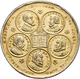 Haus Habsburg: Matthias 1612-1619: Vergoldete Silbermedaille (Elf-Kaiser-Medaille) 1613, Stempel Von - Otros – Europa