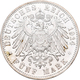 Bayern: Ludwig III. 1913-1918: 5 Mark 1914, Jaeger 53, Winz. Kratzer, Stempelbruch Bei F (von Fünf), - Taler & Doppeltaler