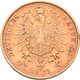 Bayern: Ludwig II. 1864-1886: 20 Mark 1873 D, Jaeger 194. 7,92 G, 900/1000 Gold, Kratzer, Sehr Schön - Gold Coins