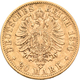 Bayern: Ludwig II. 1864-1886: 20 Mark 1874 D, Jaeger 197. 7,86 G, 900/1000 Gold, Sehr Schön. - Monete D'oro